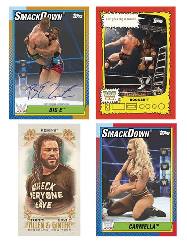 2021 Topps WWE Heritage Wrestling Hobby Box