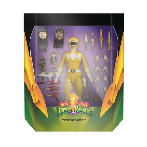 Power Rangers Ultimates: Yellow Ranger Action Figure