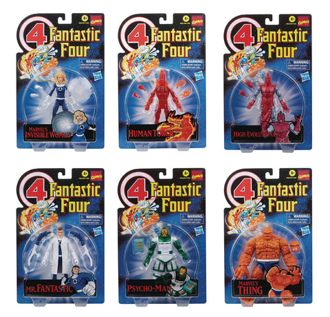 Fantastic Four: Vintage Legends 6" Action Figure (Set of 6)