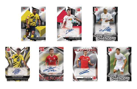 2021 Topps Finest Bundesliga Soccer Trading Cards Master Box