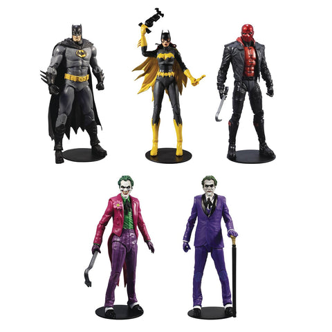 McFarlane Toys: DC Multiverse Batman 3 Jokers Wave 1 (Set of 5) Action Figures