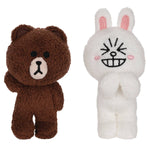 Gund Line Friends: Brown and Cony (Set of 2) 4" Plush