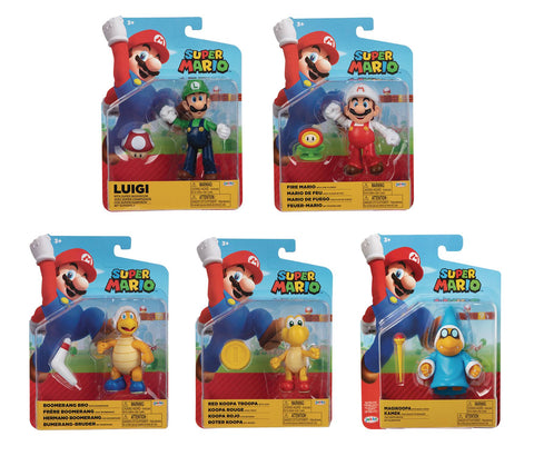 WORLD OF NINTENDO 4IN AF ASST WV25 (Set of 5)