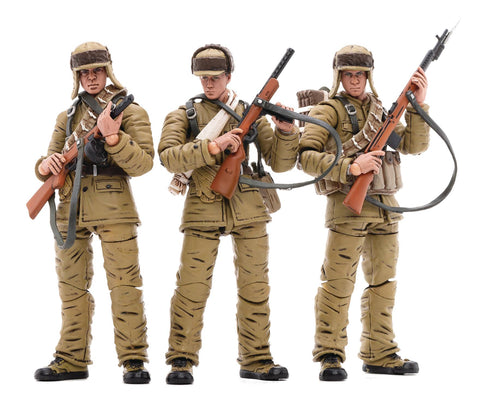 Joy Toy Chinese Peoples Volunteer Army (Winter) 1/18 Figure (Set of 3)