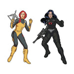 G.I. Joe: Scarlett & Baroness Retro Pin Set