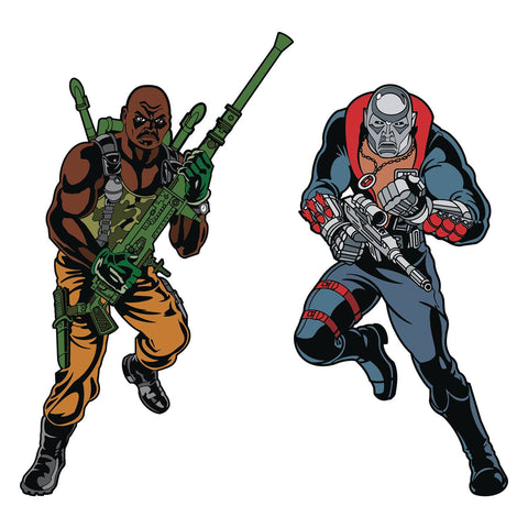 G.I. Joe: Roadblock & Destro Retro Pin Set