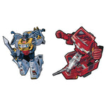 Transformers: Grimlock & Ironhide Retro Pin Set