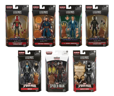 Hasbro Marvel Legends: Spider-Man Movie 6" Action Figure Assortment 7PC | FREE SHIPPING