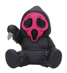 Handmade by Robots Knit Series: Scream - Ghost Face Fluorescent Pink Vinyl Figure