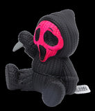 Handmade by Robots Knit Series: Scream - Ghost Face Fluorescent Pink Vinyl Figure