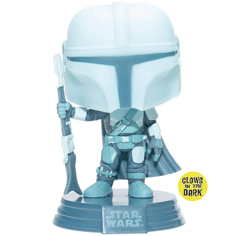 Funko Pop! Star Wars - The Mandalorian Hologram (GITD) (EE Sticker)