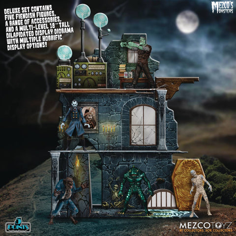 Mezco's Monsters 5 Points Tower of Fear Deluxe Boxed Set