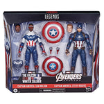 Hasbro Marvel Legends Captain America Sam/Steve 6" Action Figures 2PK