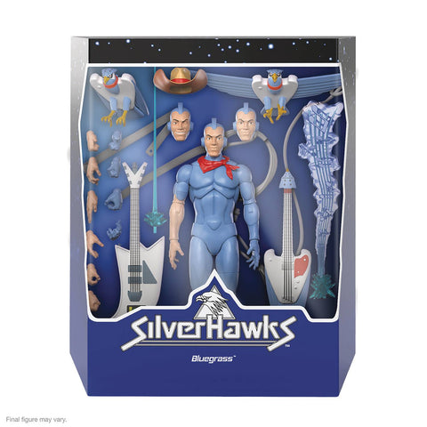 Super7 Ultimates 7-inch Series Silver Hawks Action Figure Wave 2 - Bluegrass