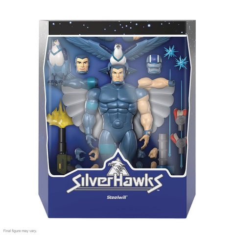 Super7 Ultimates 7-inch Series Silver Hawks Action Figure Wave 2 - Steelwill