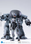 Hiya Toys SDCC 2022 Robocop (1987) - ED209 & Robocop (Battle Damage Ver.) 1/18 Scale Action Figure