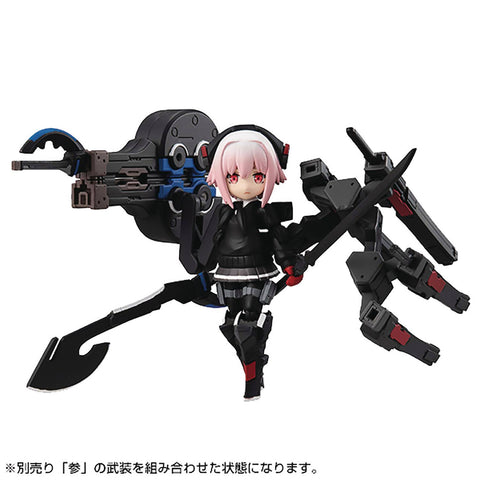 Megahouse Desktop Army - Heavy Weapon high School Team 4 (Set of 3)