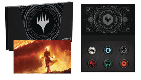 MTG MANA & PLANESWALKER CRESTS 6PC AR PIN COLLECTORS SET (C: