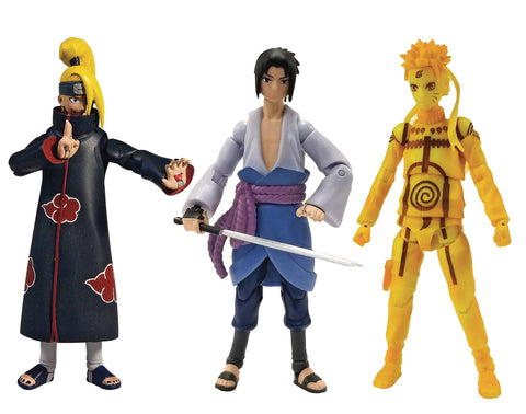 Toynami Naruto Shippuden 4-inch Action Figures (Set of 3)