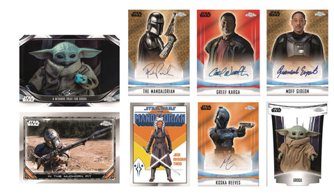 2022 Topps Star Wars The Mandalorian Chrome Beskar Edition Hobby Box