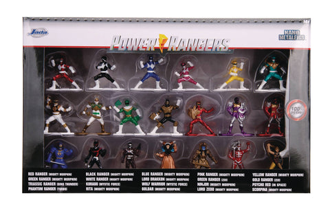 Jada Toys: Power Rangers Nano Metalfigs (20 Pack)