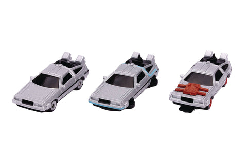 Jada Toys Nano Hollywood Rides Back To The Future (Set of 3)
