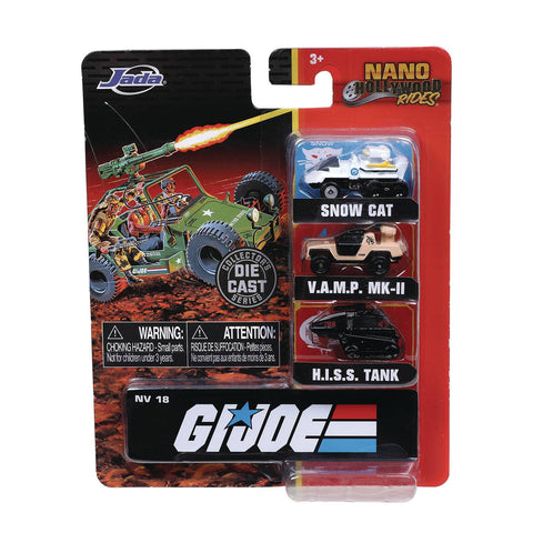 Jada Toys: Nano Hollywood Rides - G.I. Joe (3 Pack)