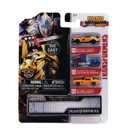 Jada Toys:  Nano Hollywood Rides - Transformers (Set of 3)