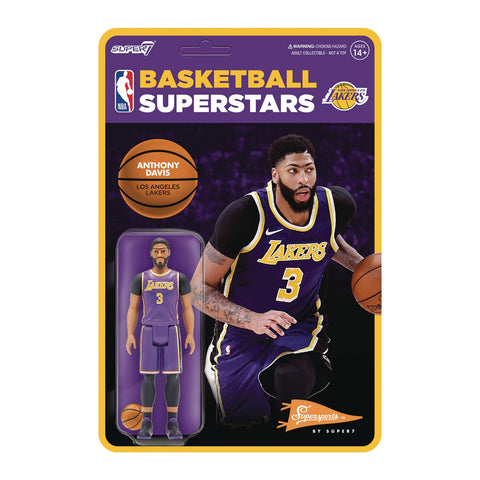 NBA W3 LAKERS ANTHONY DAVIS PURPLE JERSEY REACTION FIG