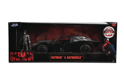 Jada Toys Batman 2022 Batmobile w/ Batman 1/18 Die-Cast Vehicle