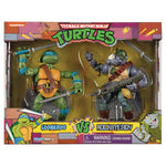 Playmates TMNT - Leonardo vs. Rocksteady Action Figure 2-Pack - May 2022