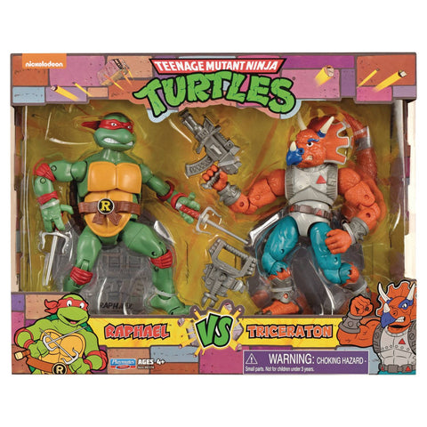 Playmates TMNT - Raphael vs. Triceraton Action Figure 2-Pack - May 2022