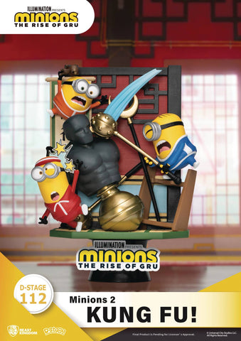 Beast Kingdom D-Stage Minions 2: DS-112 Minion Kung Fu Statue - Feb 2023