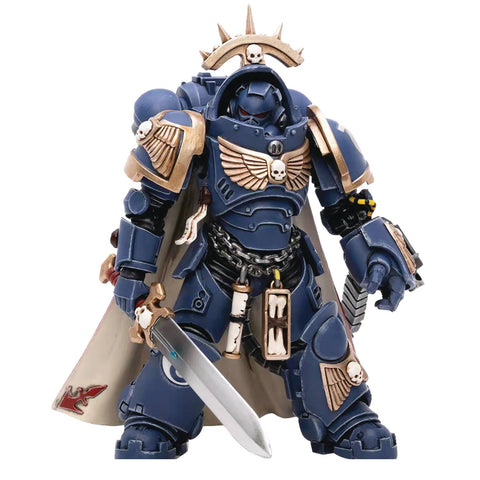 Joy Toy Warhammer 40k - Ultramarines Primaris Captain Voltain Gravis Armour 1/18 Scale Action Figures - Jul 2022