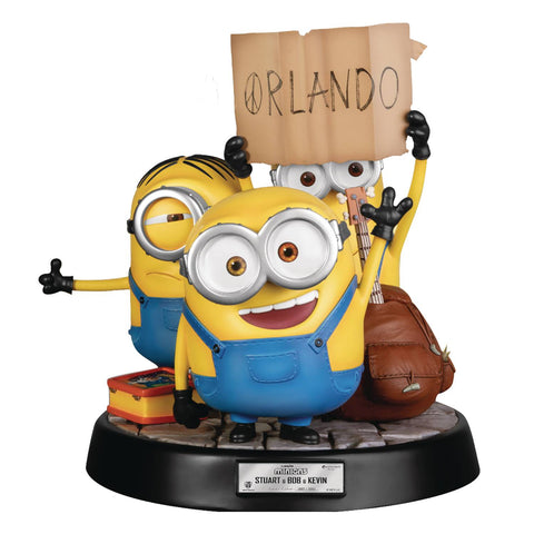 Beast Kingdom Minions Master Craft - MC-041 Stuart Bob & Kevin Statue - Feb 2023