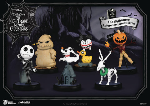 The Nightmare Before Christmas MEA-040 Mini Figure (Set of 6)