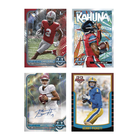 2021-22 Topps Bowman University Football Hobby Box