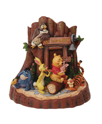 Enesco Traditions Winnie The Pooh - Pooh Carved By Hart Statue - Aug 2022