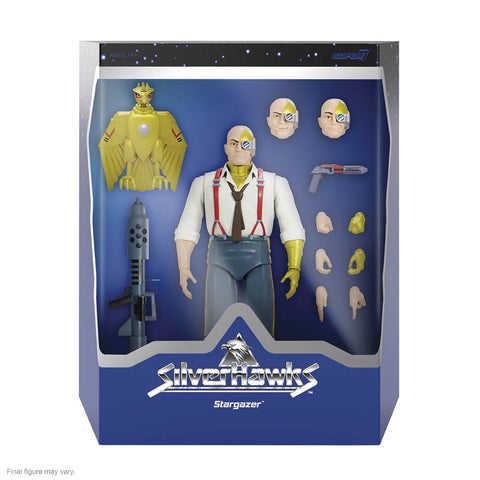 Super7 Ultimates 7-inch Series Silver Hawks Action Figure Wave 3 - Commander Stargazer - Jun 2023