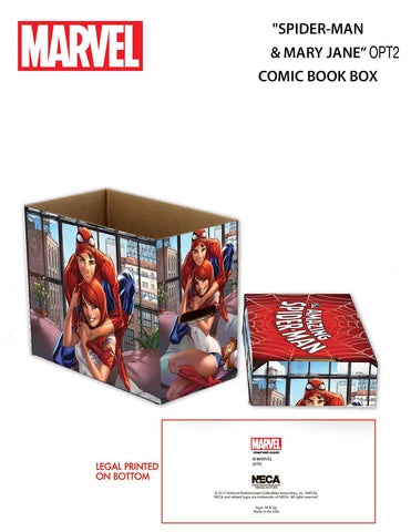 Marvel Spider-Man & MJ Short Comic Storage Box (Set of 5)
