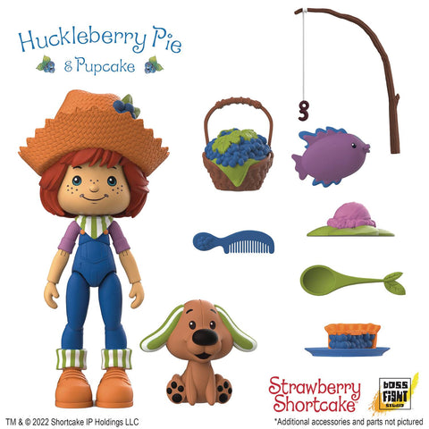 Strawberry Shortcake - Huckleberry Pie & Pupcake Action Figure