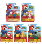 Jakks World of Nintendo: Super Mario 4-inch Actions Figure Wave 28 (Set of 5)