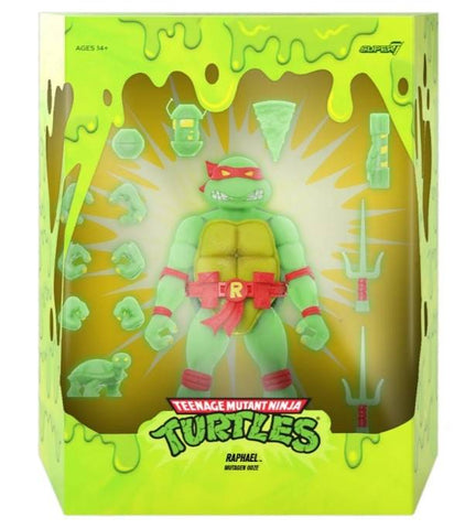 TMNT ULTIMATES RAPHAEL MUTAGEN OOZE GLOW FIG (NET) (C: 0-1-2