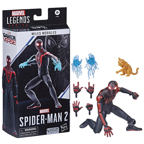 Hasbro Spider-Man Marvel Legends Gamerverse Miles Morales 6-Inch Action Figure