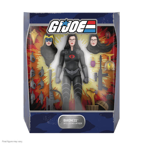 ULTIMATES GI JOE WAVE 4 BARONESS BLACK SUIT AF (NET) (C: 1-1