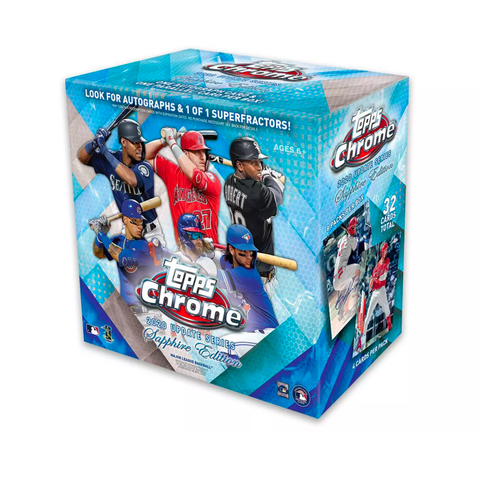 2020 Topps MLB Chrome Updates Sapphire Baseball Box