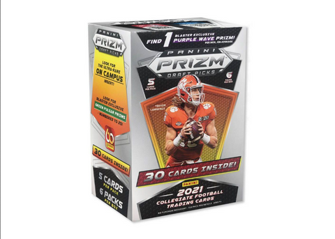 2021 Panini NFL Prizm Draft Picks Football Trading Card Blaster Box