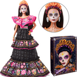 Barbie 2021 Dia De Muertos Doll (11.5-In) Wearing Embroidered Dress & Calavera Face Paint