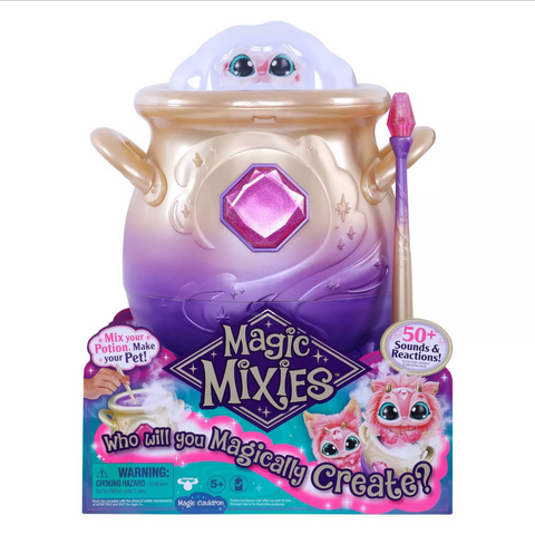 WMT - Magic Mixies Magical Misting Cauldron with 8 inch PINK Plush