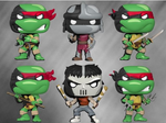 Funko Pop! Comics: TMNT Eastman & Laird's Teenage Mutant Ninja Turtles Collection